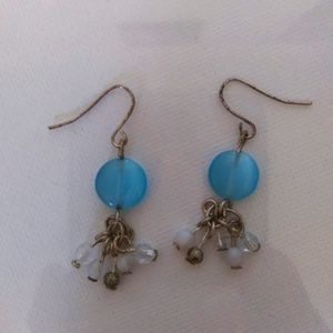Dangle drop earrings french wire
